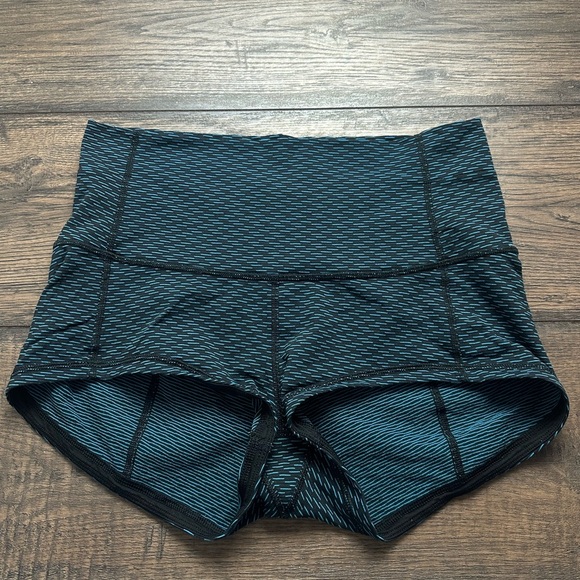 lululemon athletica Teal and Black Athletic Shorts - Picture 3 of 5